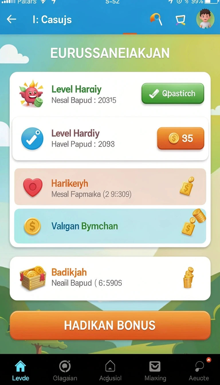 Cuplikan layar menu unduhan hoki123 untuk perangkat Android